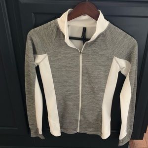 Live Love Dream jacket. Thumb holes for exercise.